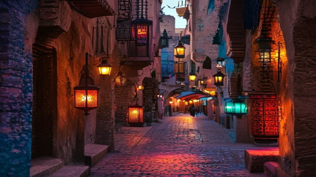 Marrakech's Medina at Dusk: A Sensory Overload in Frames