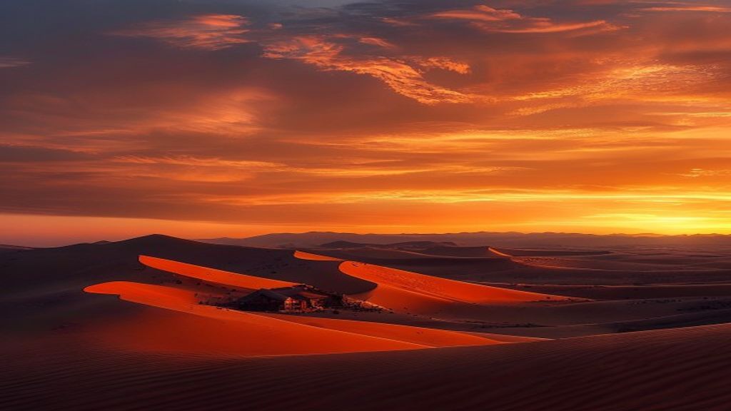 Sahara at Sunrise: The Desert Before the World Wakes