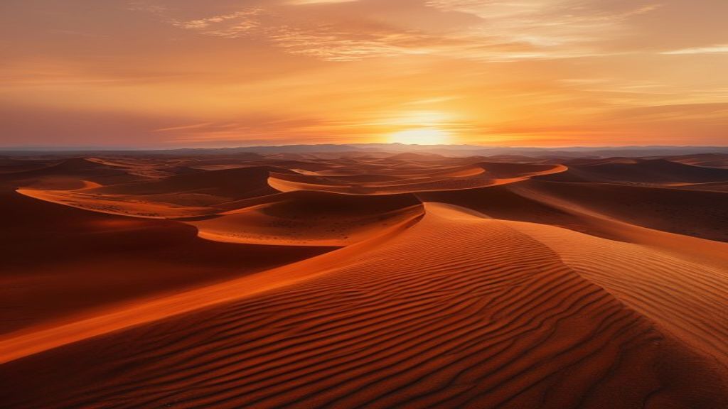 Sahara at Sunrise: The Hour the Desert Remembers Itself