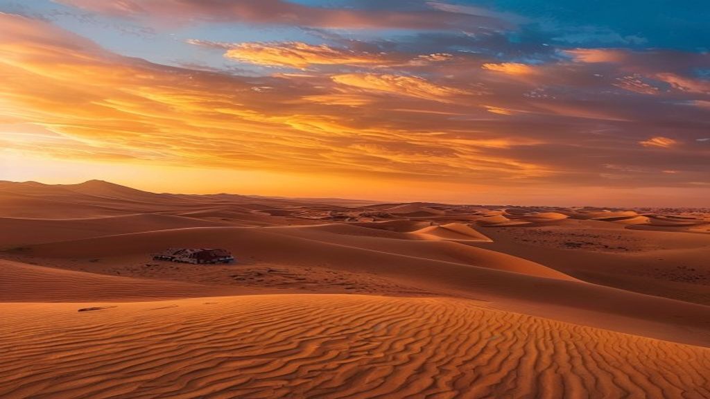 Salt & Gold: Morocco's Desert Edge at Sunset