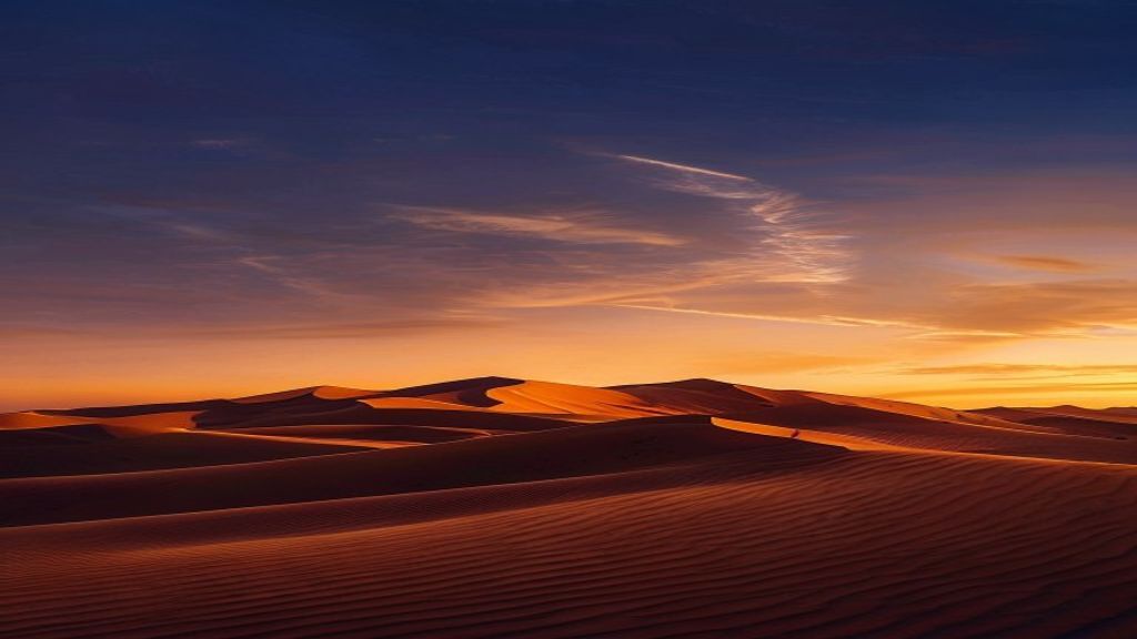 The Sahara at First Light: A World Before Noise