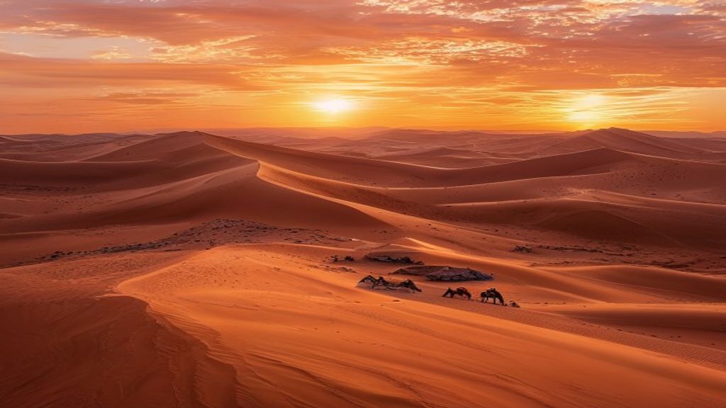 The Salt and the Sky: Drifting Through the Sahara's Edge