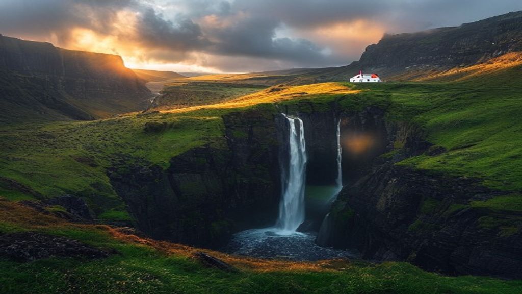 The Slow Light of the Faroe Islands